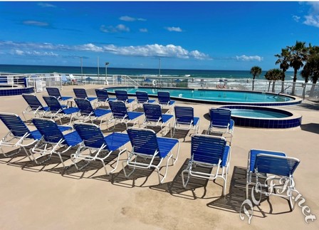 Pool Deck with Kiddy Pool, Large Lagoon Pool,&Hot Tub